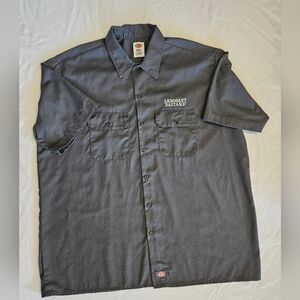 Stone Brewing - Arrogant Bastard Ale - Dickies Gray Casual Button Down - 2XL
